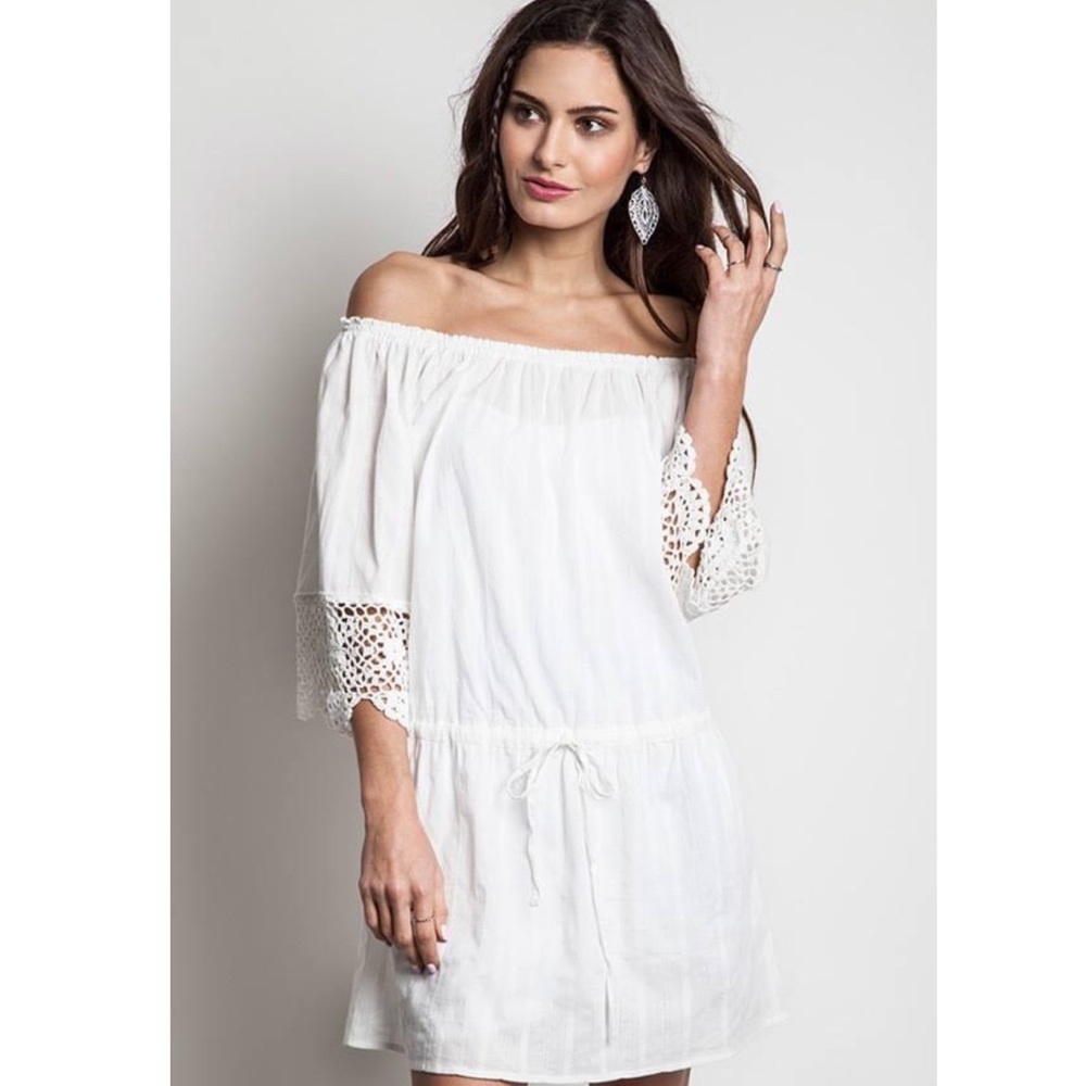 🆕 Dress with Crochet Trim